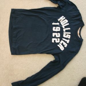Navy Hollister Long sleeve tshirt
